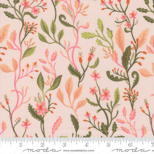 Floral Fondant- Blush Pastel Floral: Sold by the 1/2 yard