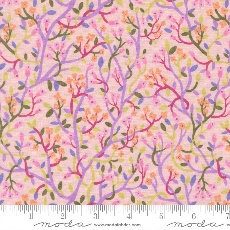 Floral Fondant- Petal Pastel Jungle: Sold by the 1/2 yard
