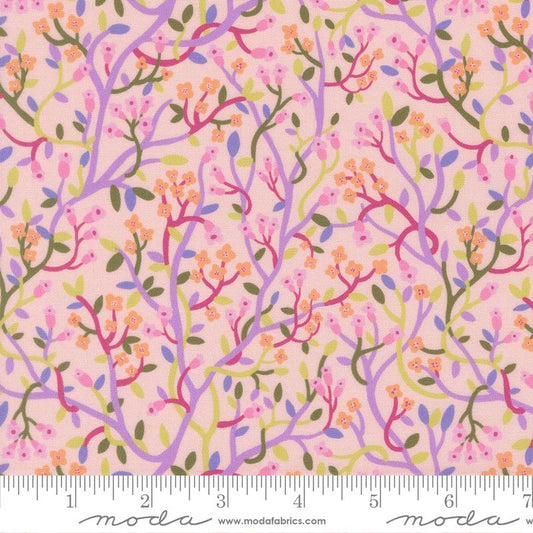 Floral Fondant- Petal Pastel Jungle: Sold by the 1/2 yard
