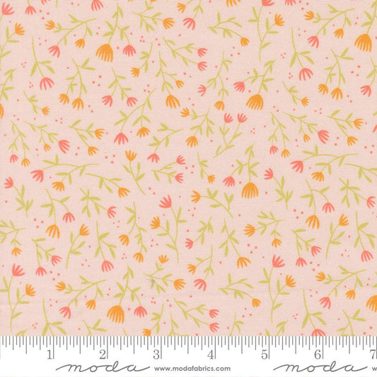 Floral Fondant- Blush Pastel Ditsy: Sold by the 1/2 yard