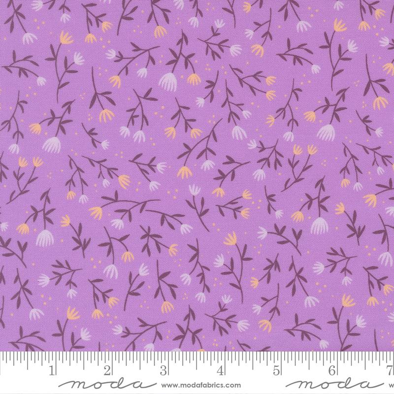 Floral Fondant- Lilac Pastel Ditsy: Sold by the 1/2 yard