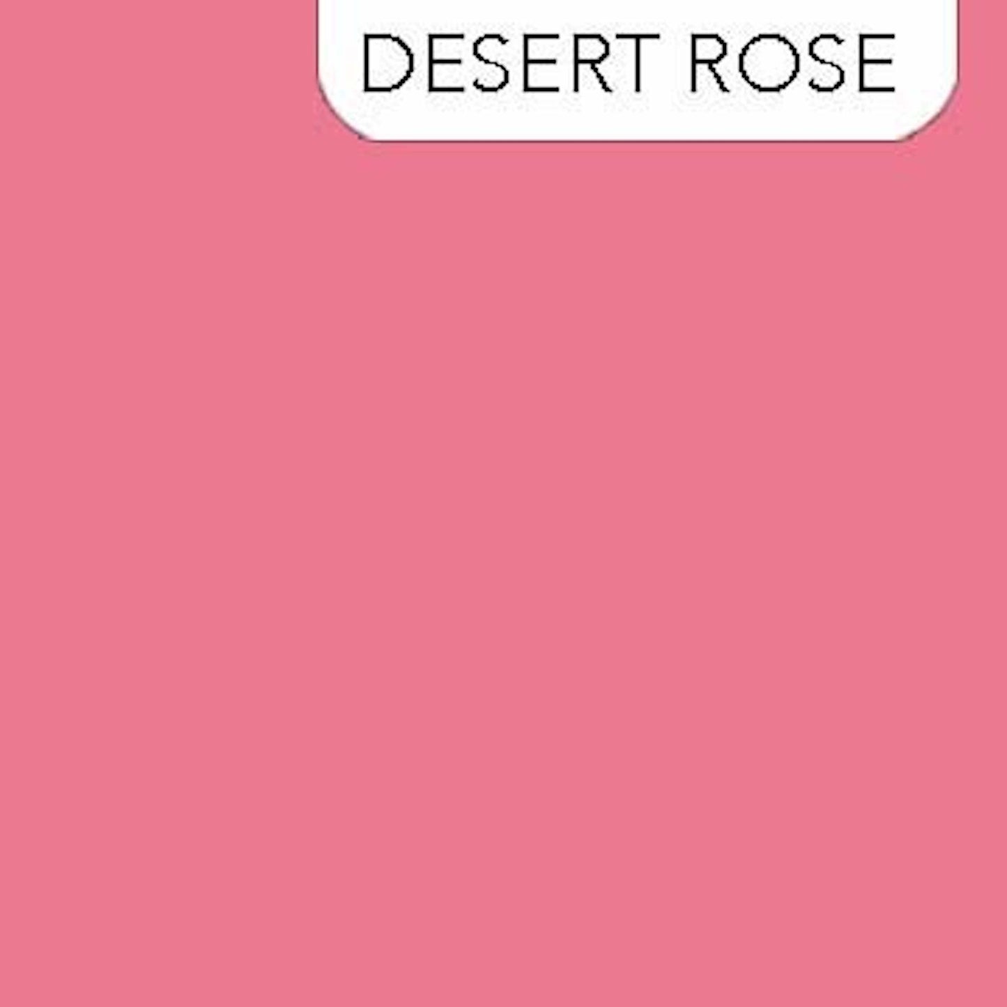 Northcott Colorworks Premium Solid- Desert Rose: Sold by the 1/2 yard.