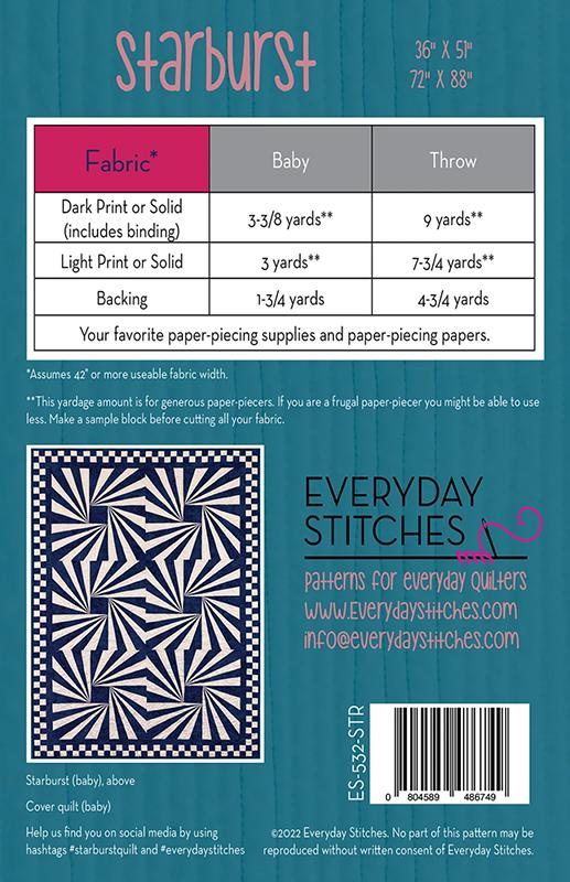 Starburst Quilt Pattern