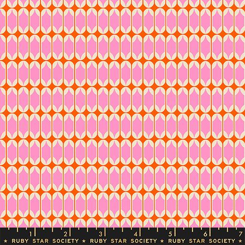 Trinketry- Flamingo Matchbook: Sold by the 1/2 Yard