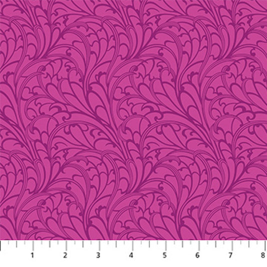 Wild Abandon- Violet Passing Fancy: Sold By The 1/2 Yard