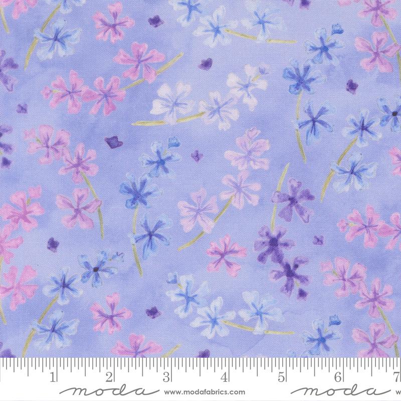 Delphinium- Bluebell Lilac: Sold by the 1/2 yard