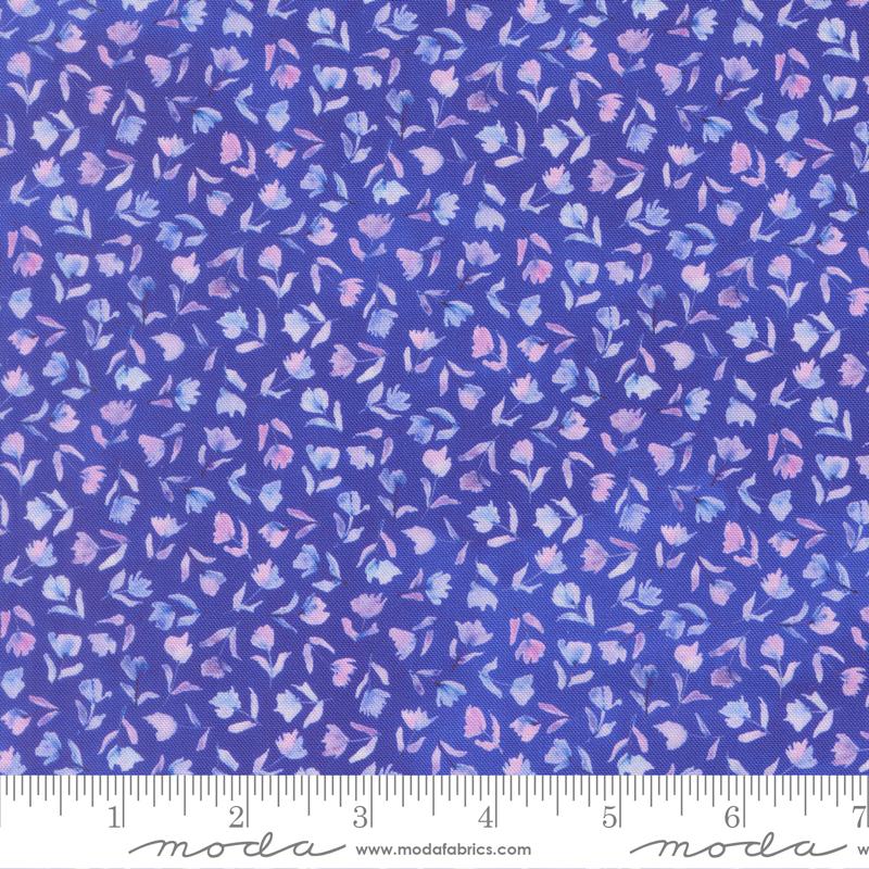 Delphinium- Agapanthus Sea Pink: Sold by the 1/2 yard