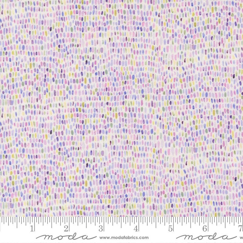 Delphinium- Snowdrop Palette: Sold by the 1/2 yard
