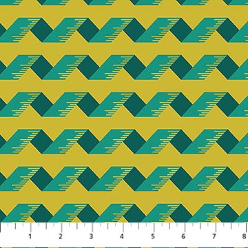 Bits and Bobs- Teal Tape: Sold by the 1/2 yard