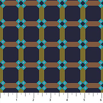 Camouflage- Navy X: Sold By The 1/2 yard