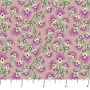Camouflage- Lilac Groundcover: Sold By The 1/2 yard