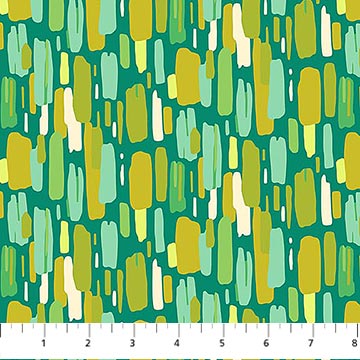 Daisy Crush- Emerald Dappled: Sold By The 1/2 yard
