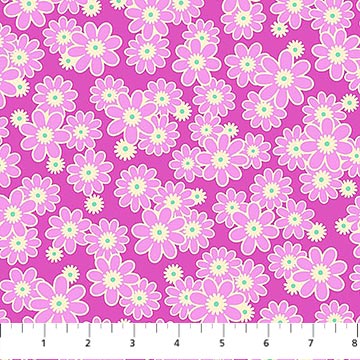 Daisy Crush- Violet Dear Daisy: Sold By The 1/2 yard