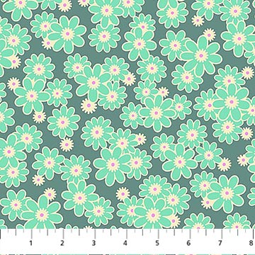 Daisy Crush- Slate Dear Daisy: Sold By The 1/2 yard