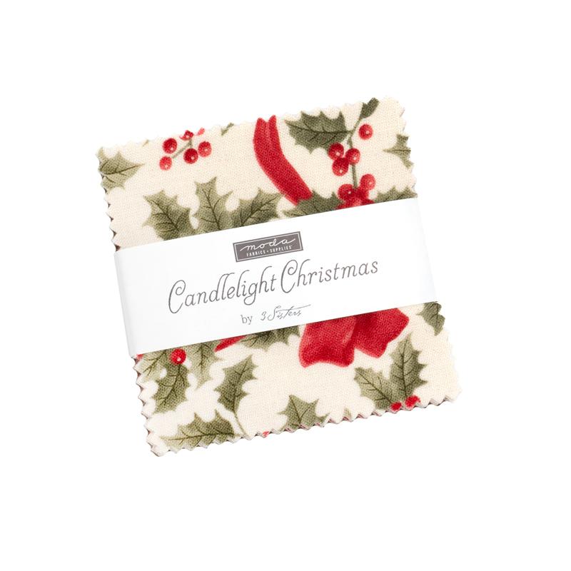 Candlelight Christmas Mini Charm Pack- 42 PCS- Moda