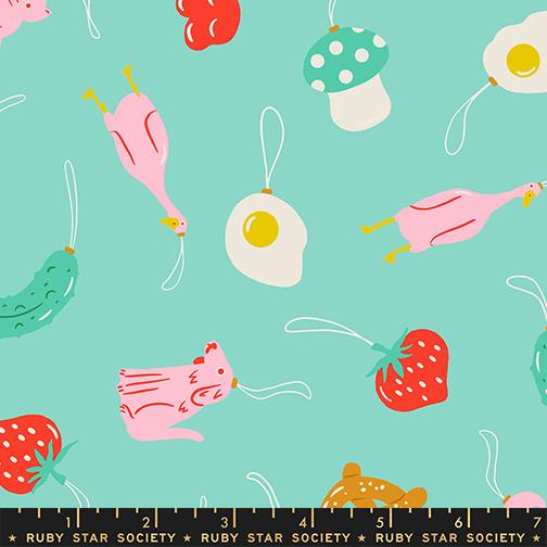 Merry Happy- Frost Find the Pickle: Sold by the 1/2 yard