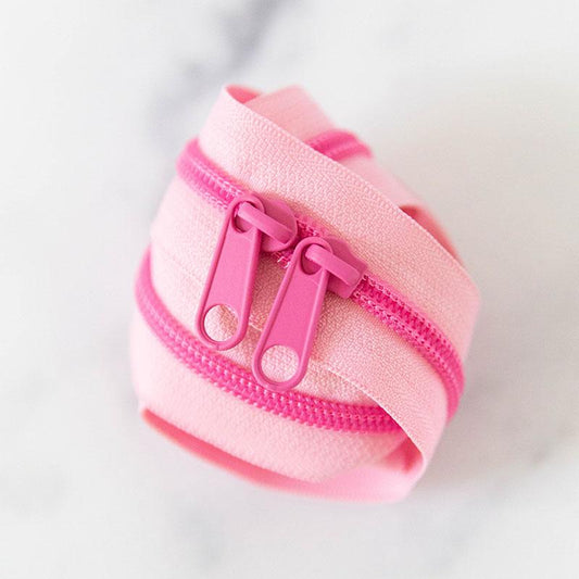 Bubblegum 30" Zipper- Pink