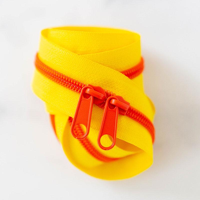 Citrus 30" Zipper- Yellow/Orange