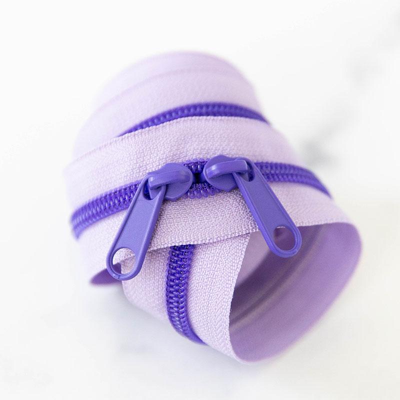 Daphne 30" Zipper- Light purple/Purple