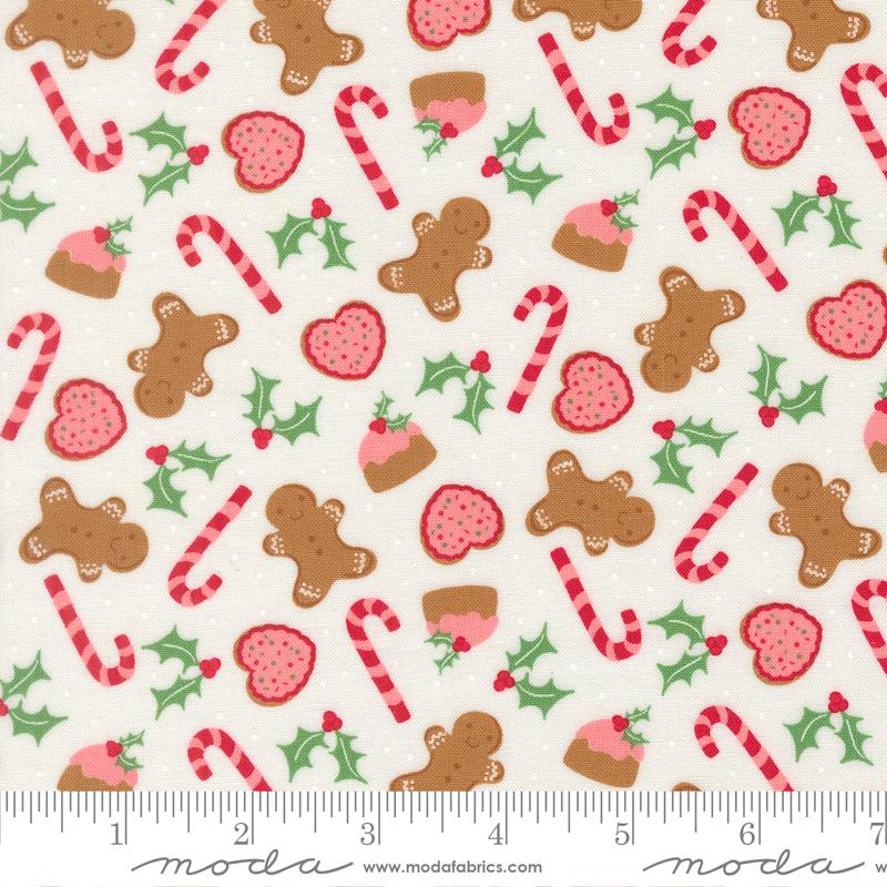 Merrily on High- Snow Sweet Treats: Sold by the 1/2 yard