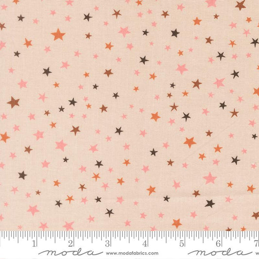 Purrs and Boos- Moonbeam Stars: Sold By The 1/2 Yard