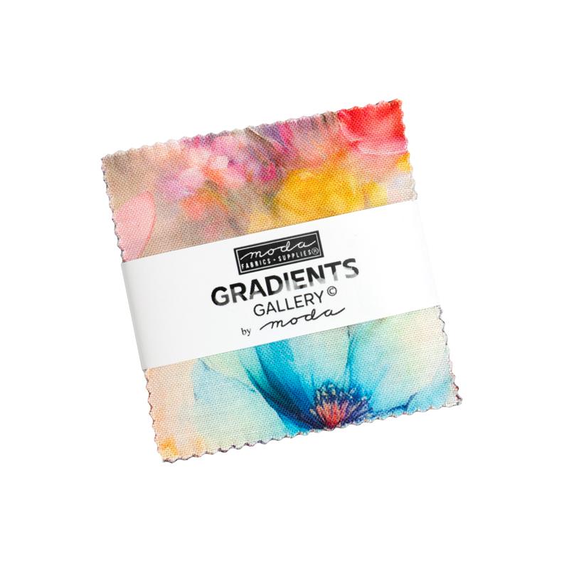Gradients Gallery Mini Charm Pack- 42 PCS- Moda
