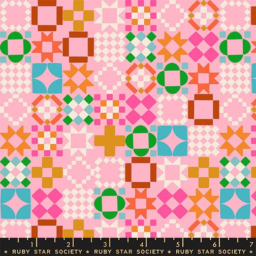 1-800-Notion- Posy Quilty As Charged: Sold by the 1/2 yard