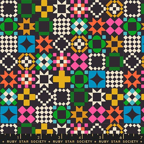 1-800-Notion- Soft Black Quilty As Charged: Sold by the 1/2 yard
