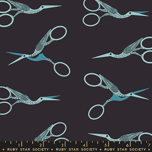 1-800-Notion- Soft Black Stork Scissors: Sold by the 1/2 yard