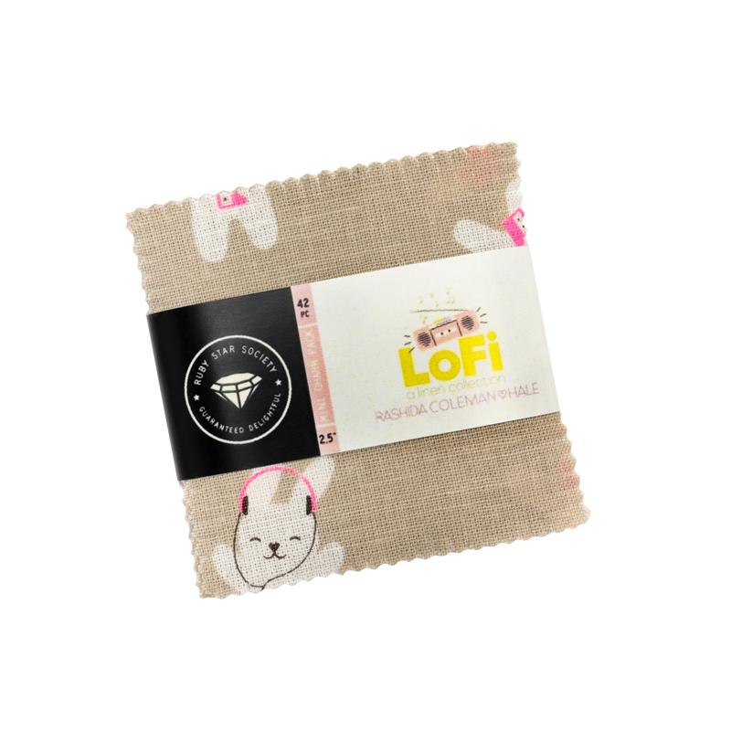 LoFi- Linen Mini Charm Pack- 42 PCS