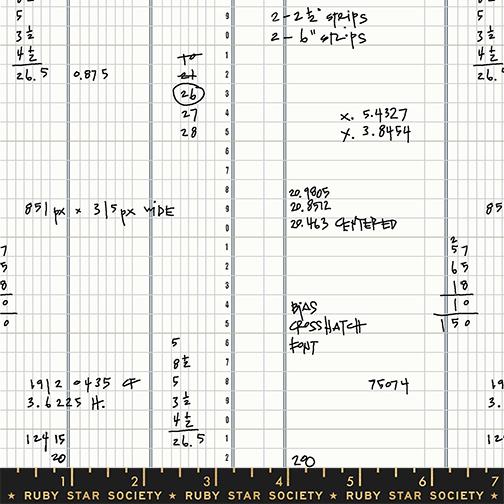 Memento- Cream Soda Ledger: Sold by the 1/2 Yard