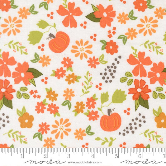 Birch & Willow- Cloud Pumpkin Patch: Sold by the 1/2 yard