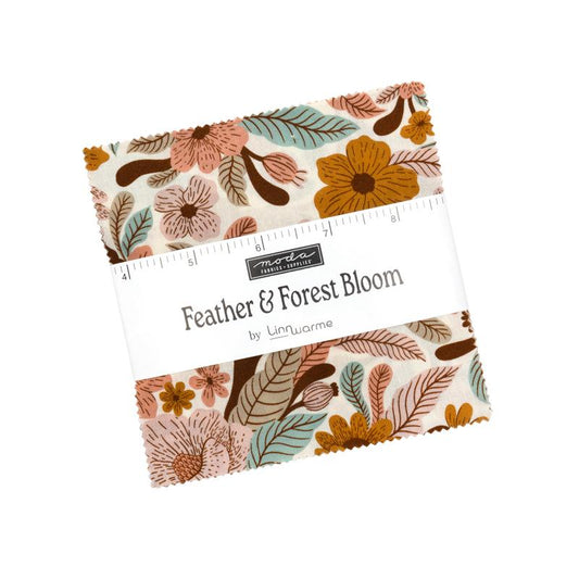 Feather & Forest Bloom Charm Pack- 42 PCS