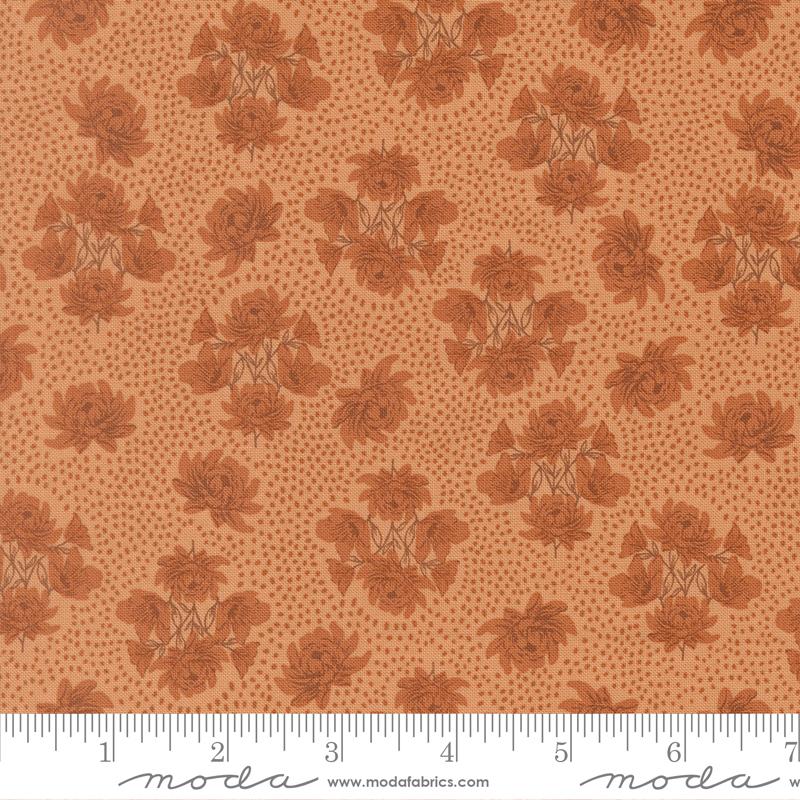 Wellspring- Coral Seashell Speckled Serenade: Sold By The 1/2 Yard