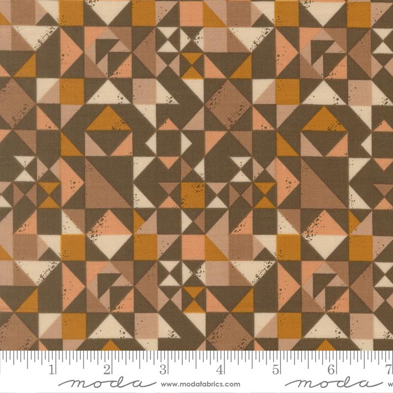 Wellspring- Earth Quilt Blocked: Sold By The 1/2 Yard
