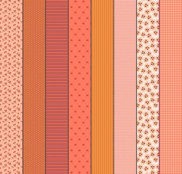 Gathered Lollies- Hazel Seven: Sold by the 1/2 yard