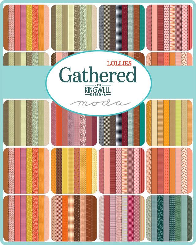 Gathered Lollies Half Yard Bundle: 8pc WARM