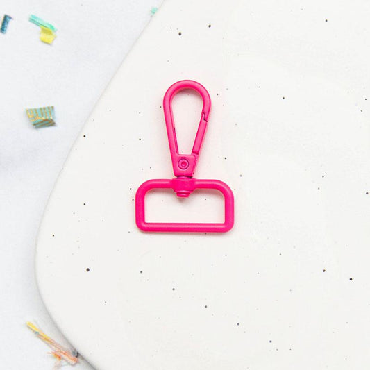 Swivel Hook Snap 1"- Hot Pink: 2Pcs