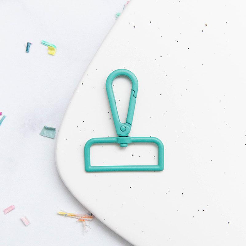 Swivel Hook Snap 1.5"- Turquoise: 2Pcs