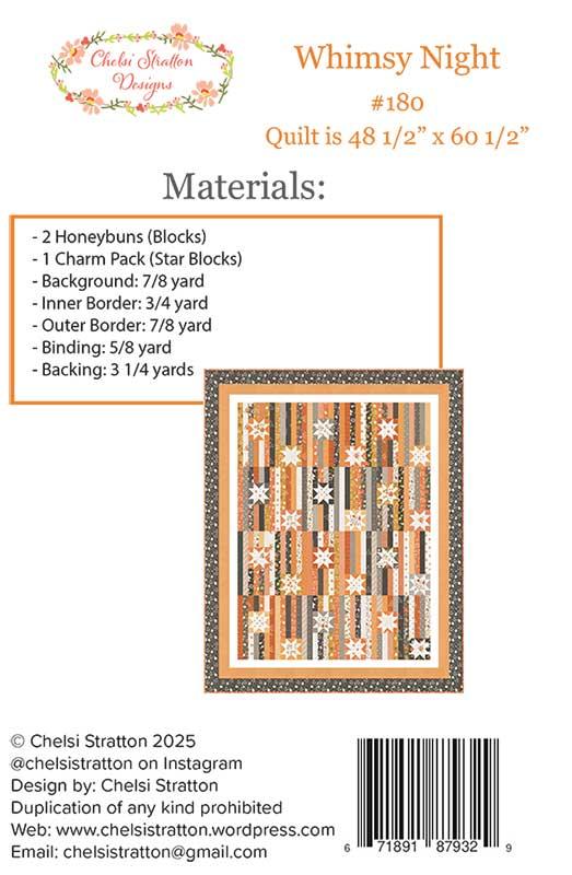 Whimsy Night Quilt Pattern