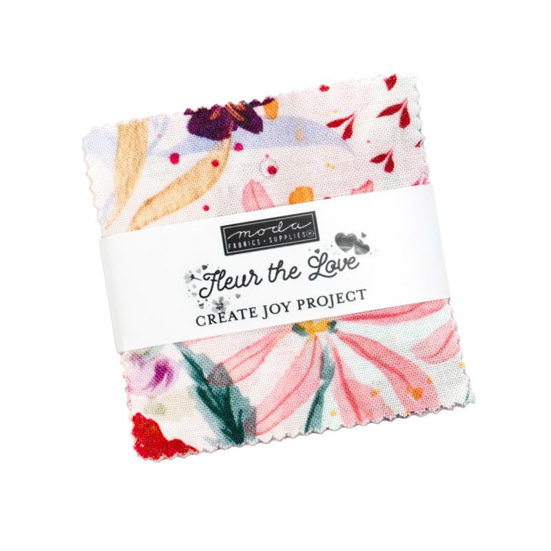 Fleur the Love Mini Charm Pack- 42 PCS- Moda