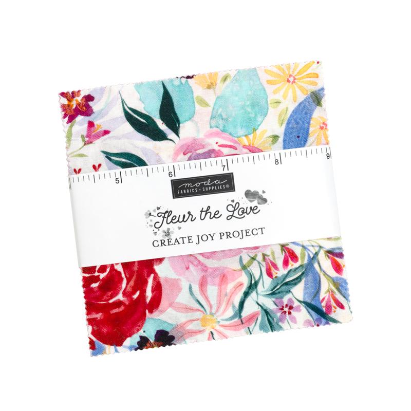 Fleur the Love Charm Pack- 42 PCS- Moda