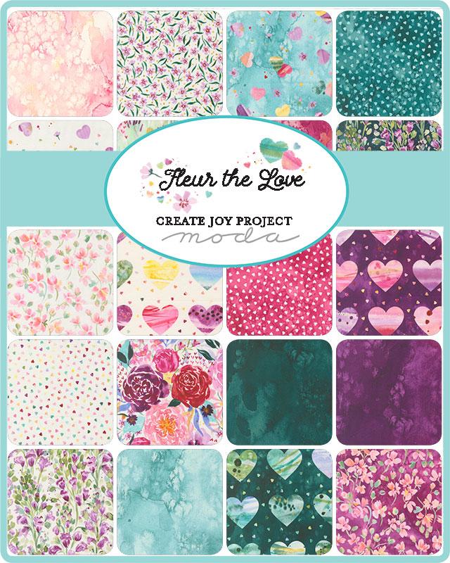 Fleur the Love Charm Pack- 42 PCS- Moda