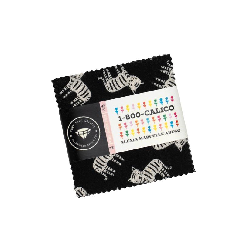 1-800-Calico Mini Charm Pack- 42 PCS- Ruby Star Society