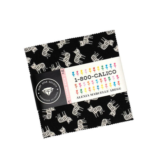 1-800-Calico Charm Pack- 42 PCS- Ruby Star Society