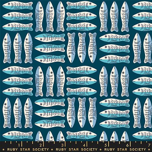 1-800-Calico- Galaxy Little Sardines: Sold by the 1/2 yard