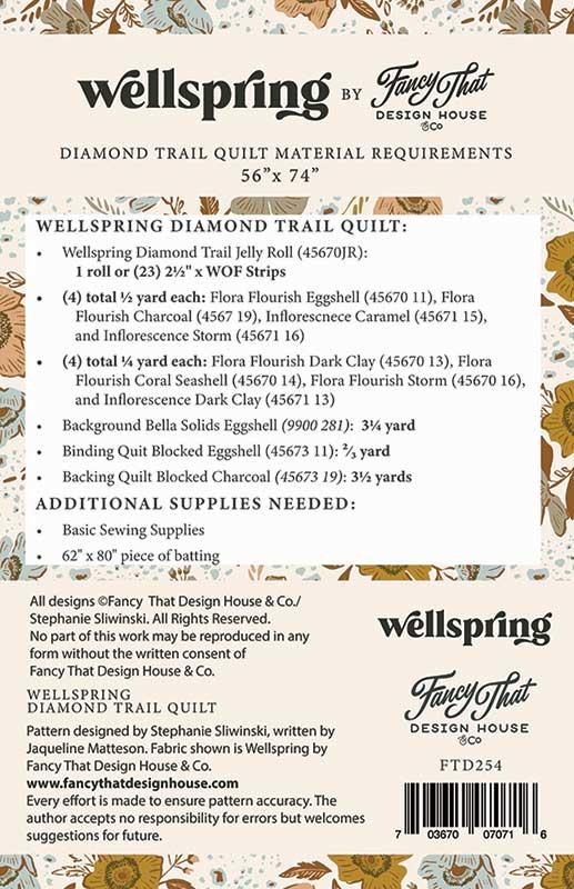 Wellspring Diamond Trail Quilt Pattern