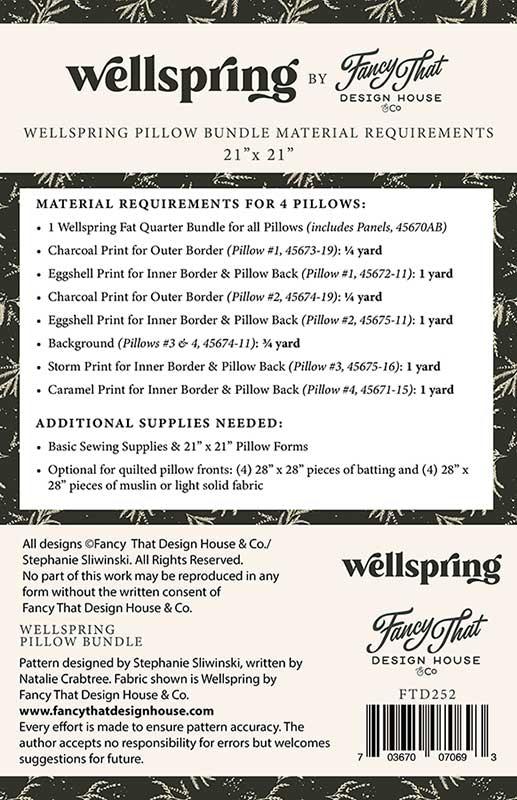 Wellspring Pillow Bundle Pattern