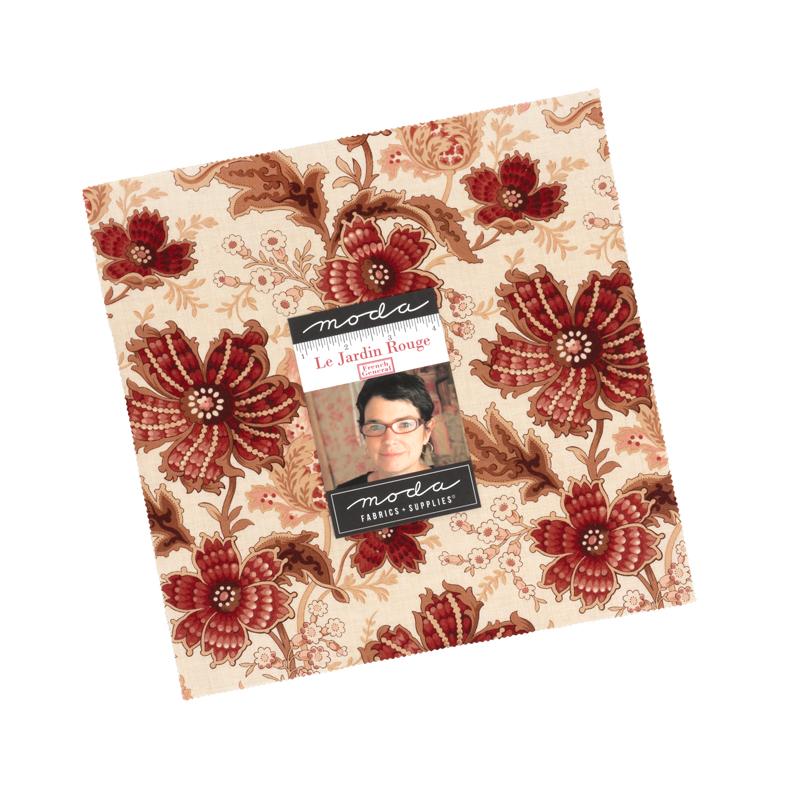 Le Jardin Rouge Layer Cake: 42 Pc