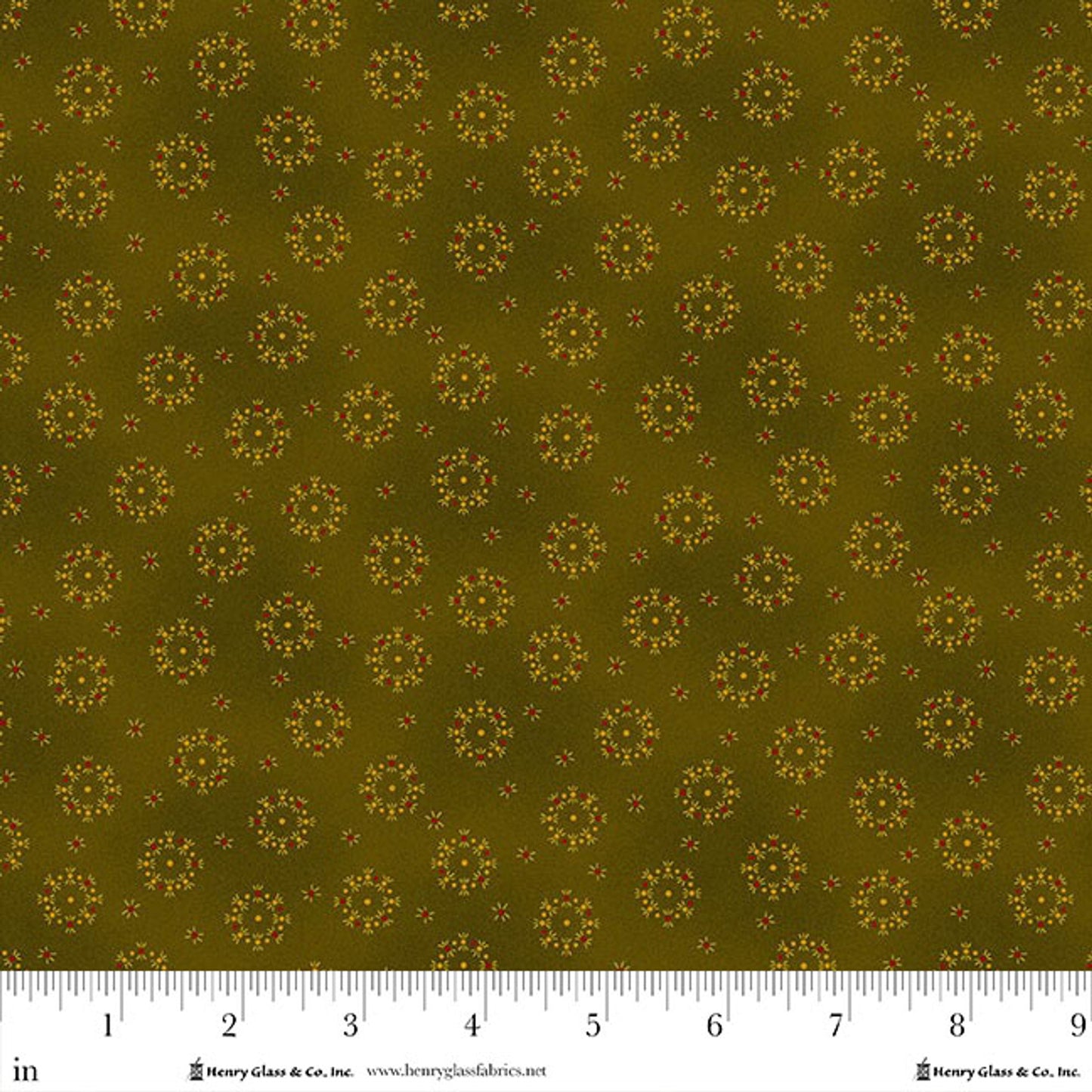 Baubles & Balsam- Evergreen Berry Sprigs: Sold by the 1/2 yard